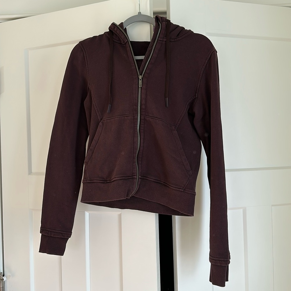 Lululemon Cotton Black Cherry Hoodie